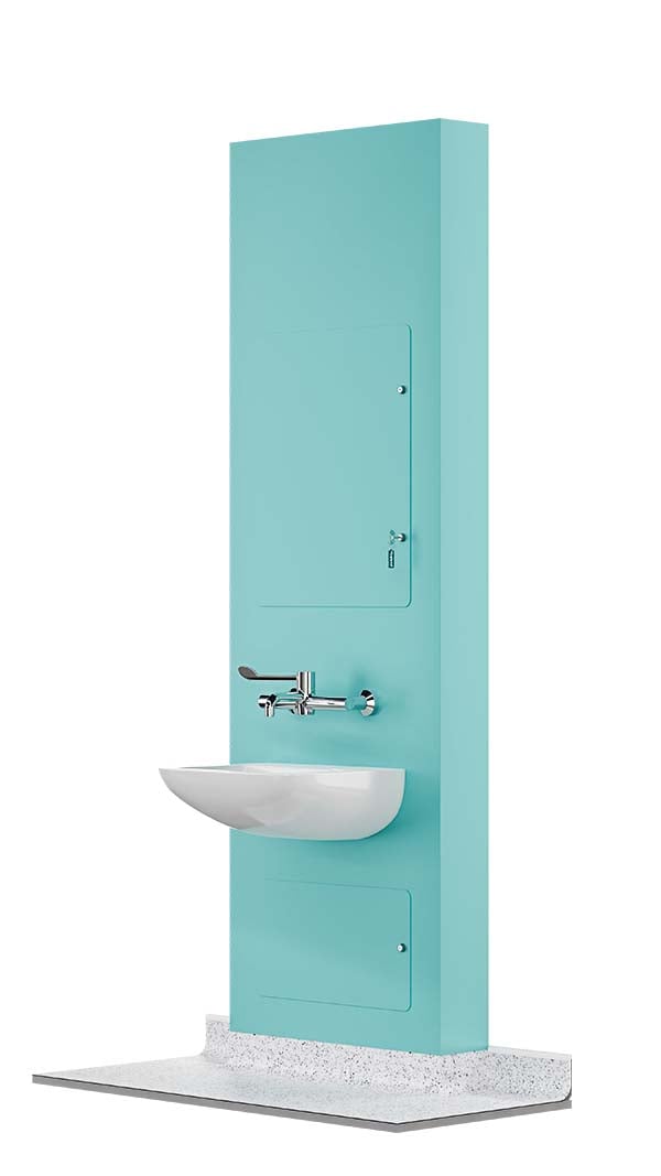 Trovex Hygipod integrated plumbing system full height Trovex Hygipod integrated plumbing system full height