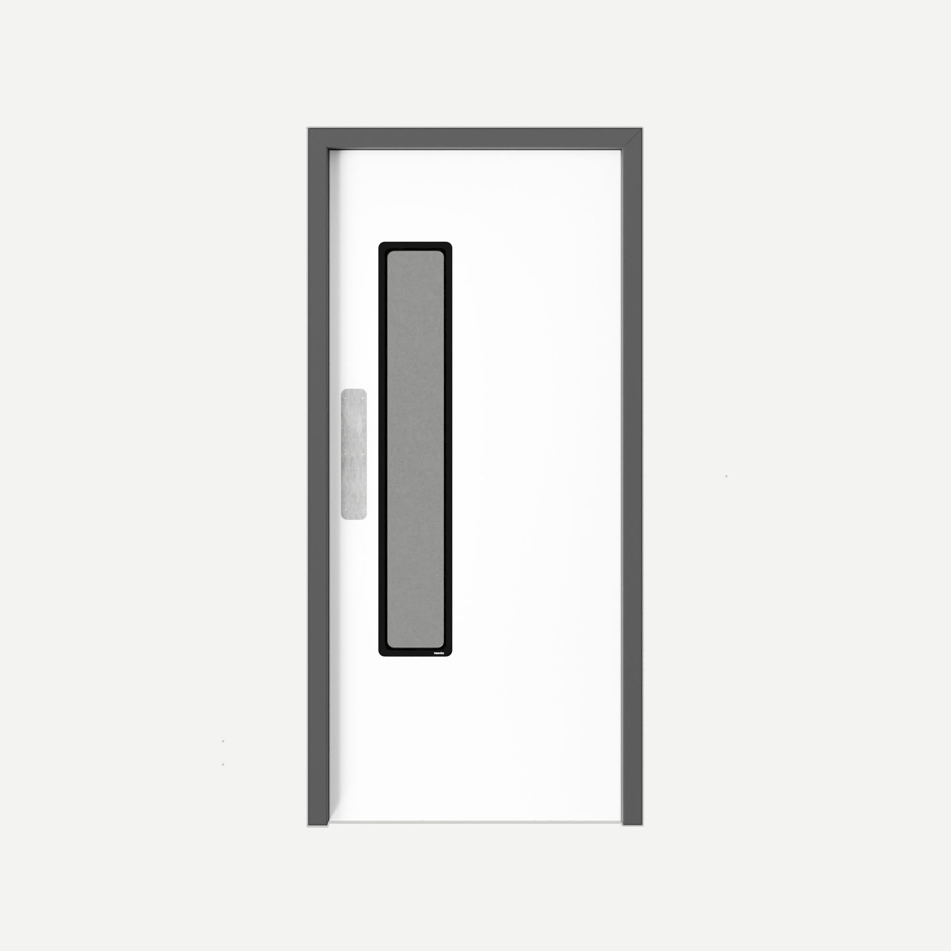Hospital door fd30 double action with universal vision panel - Hygidoor