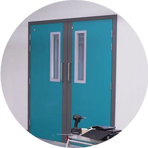 Hygidoor installation complete Hygidoor installation complete